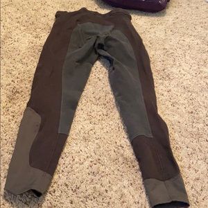 Full seat padded horse back riding leggings